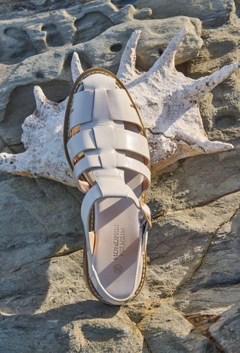 Sandales en cuir - MONOPRIX PREMIUM - Modalova