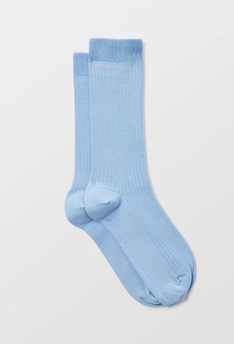 Paire de chaussettes unies en coton - MONOPRIX - Modalova