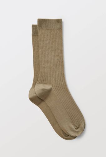 Paire de chaussettes unies en coton - MONOPRIX - Modalova