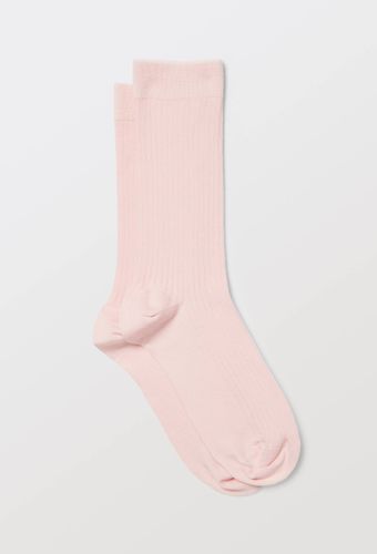 Paire de chaussettes unies en coton - MONOPRIX - Modalova