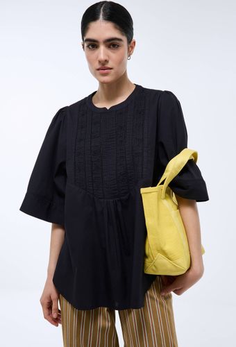 Blouse manches courtes unie en coton BIO GOTS - MONOPRIX - Modalova
