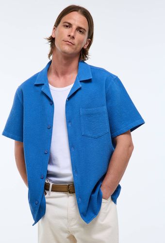 Chemise manches courtes gaufrée en coton bio GOTS - MONOPRIX - Modalova