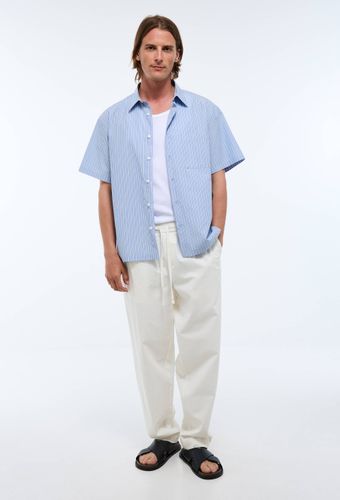 Chemise manches courtes rayée en coton bio GOTS - MONOPRIX - Modalova