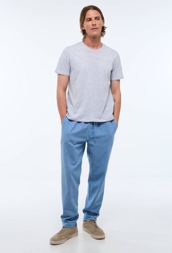 Pantalon taille élastiquée en coton BIO GOTS - MONOPRIX - Modalova