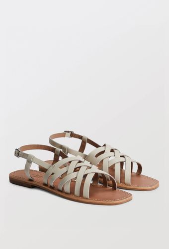 Sandales multi brides en cuir - MONOPRIX PREMIUM - Modalova