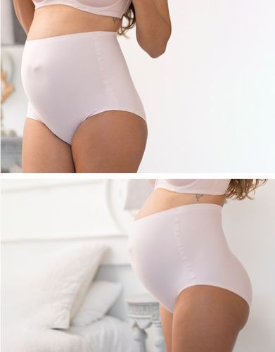 Lot de 2 culottes hautes grossesse sans-démarcation - Nude | - Seraphine - Modalova