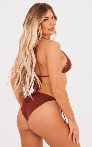 Deep Brown Haut De Bikini Triangle Mix & Match | Taille 32 - PrettyLittleThing - Modalova