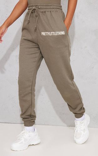 Sage Khaki Joggers Taille Haute Avec Revers | Taille Small - PrettyLittleThing - Modalova