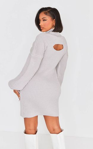 Robe Synthétiquell Moulante 2 En 1 À Col Montant Et Manches Ballon Shape | Taille 34 - PrettyLittleThing - Modalova
