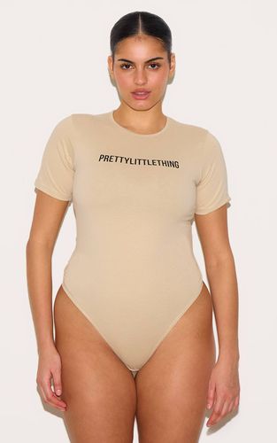 Oatmeal Plus Body À Manches Courtes Raglan | Taille 46 - PrettyLittleThing - Modalova