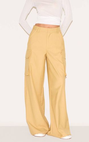 Butterscotch Pantalon Droit Tissé À Détail De Poches | Taille 32 - PrettyLittleThing - Modalova