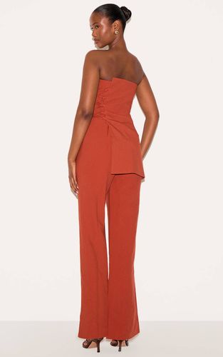 Combinaison-pantalon Ajustée À Laçage Et Panneau Superposé Plt Label | Taille 32 - PrettyLittleThing - Modalova