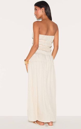 Natural Robe Longue Bandeau À Détails Froncés | Taille 42 - PrettyLittleThing - Modalova
