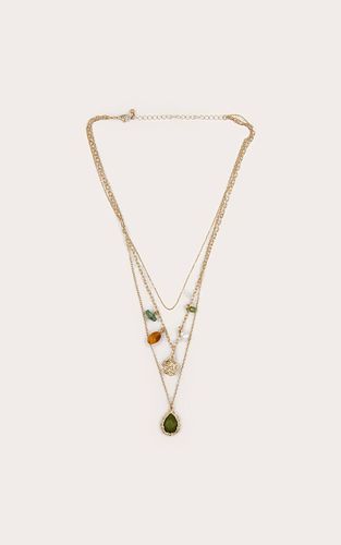 Jade Green Collier Pendentif À Perles De Résine - PrettyLittleThing - Modalova