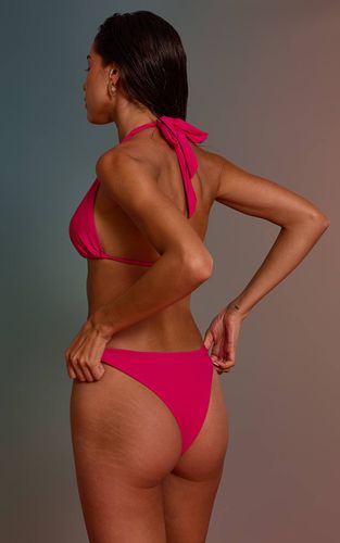 Fuschia Bas De Bikini Tanga Turquoise À Anneau Doré | Taille 44 - PrettyLittleThing - Modalova