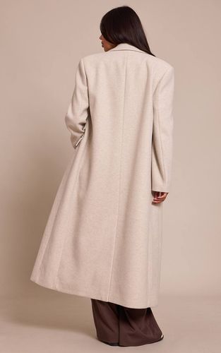 Light Grey Manteau Structuré Oversized À Double Boutonnage | Taille XL - PrettyLittleThing - Modalova