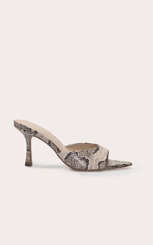 Natural Mules À Talons Bout Pointu Imprimé Synthétique | Taille 36 - PrettyLittleThing - Modalova