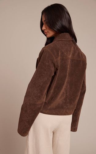 Chocolate Brown Veste En Synthétique À Détails De Poches Petite | Taille XS - PrettyLittleThing - Modalova