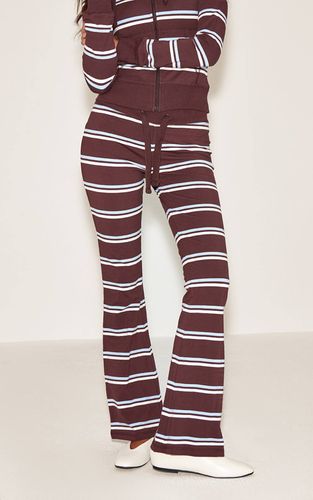 Dark Brown Pantalon Évasé Skinny Taille Basse Coordonné | Taille 44 - PrettyLittleThing - Modalova