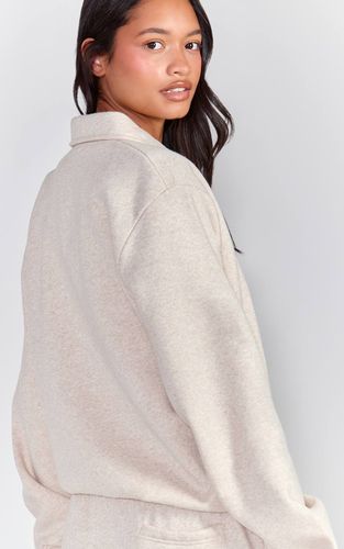 Oatmeal Sweat-shirt Polo | Taille XS - PrettyLittleThing - Modalova