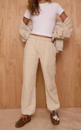 Oatmeal Pantalon De Jogging À Revers | Taille XL - PrettyLittleThing - Modalova