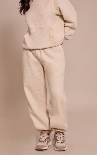 Oatmeal Pantalon De Jogging À Revers Petite Taille | Taille XS - PrettyLittleThing - Modalova