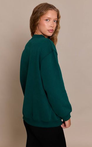 Pine Green Sweat-shirt À Encolure Croisée | Taille XS - PrettyLittleThing - Modalova