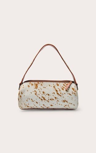 Natural Sac À Main En Cuir Véritable Imprimé Vache - PrettyLittleThing - Modalova