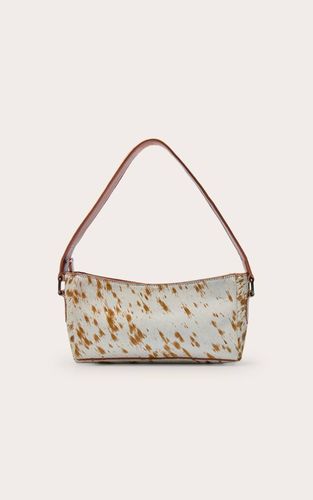 Natural Sac À Bandoulière En Cuir Véritable Imprimé Vache - PrettyLittleThing - Modalova