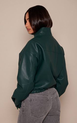 Blouson Aviateur Petite En Synthétique | Taille 32 - PrettyLittleThing - Modalova
