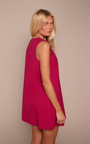 Robe Droite Sans Manches À Encolure Bateau Aspect Lin | Taille 32 - PrettyLittleThing - Modalova