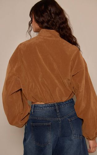 Blouson Aviateur Court En Synthétique | Taille XS - PrettyLittleThing - Modalova