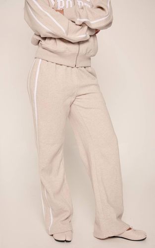 Oatmeal Jogging Large À Bandes Contrastées | Taille XS - PrettyLittleThing - Modalova