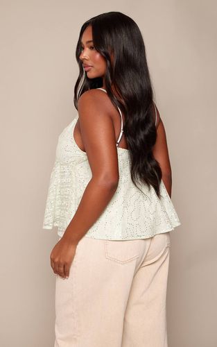 Sage Green Haut Caraco À Sequins Grande Taille | Taille 46 - PrettyLittleThing - Modalova