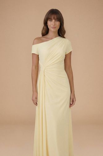 Robe De Demoiselle D'honneur À Épaule Tombante En Mesh | Taille 38 - Oasis - Modalova
