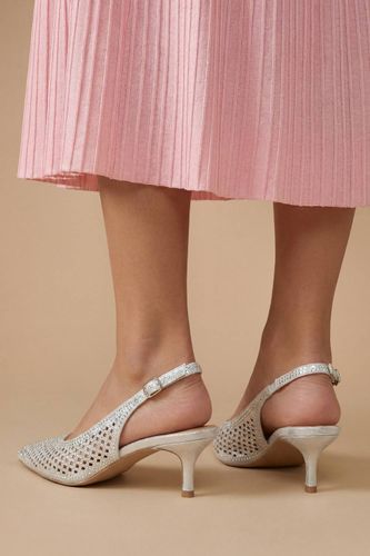 Escarpins Diana À Bride Arrière Et Petit Talon Avec Sequins Et Bout Pointu | Taille 41 - Oasis - Modalova