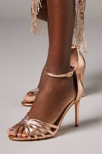 Sandales à Talons Hauts Tilda en synthétiquecuir avec Devant Tressé - Coupe Large | Taille 41 - Coast - Modalova