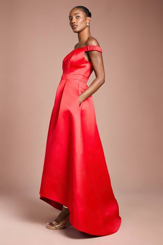 Robe Maxi Bardot Évasée à Ourlet Asymétrique | Taille 46 - Coast - Modalova