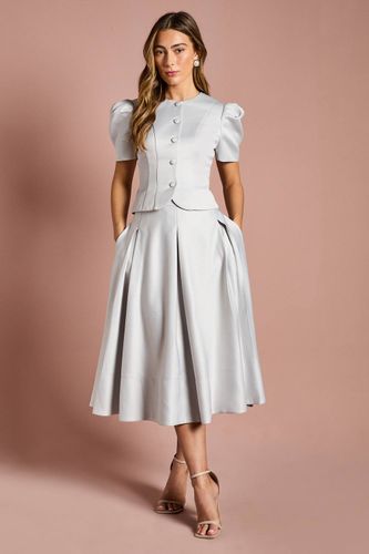 Veste Ajustée à Manches Courtes Boutonnée | Taille 44 - Coast - Modalova