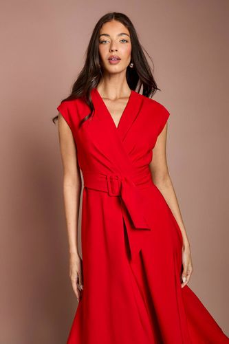 Robe Crêpe à Ceinture | Taille 40 - Coast - Modalova