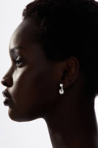 Boucles d'oreilles pendantes Solitaire en cristal européen montées à la main - KarenMillen - Modalova