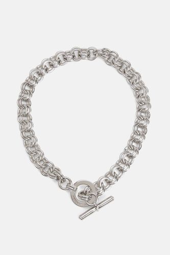 Collier chaîne en T-barre avec cristaux européens sertis à la main - KarenMillen - Modalova