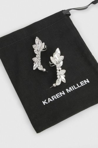 Manchette d'Oreille Argentée à Strass - KarenMillen - Modalova