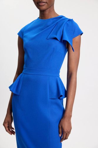 Robe Midi Structurée À Détail Froncé | Taille 16 - KarenMillen - Modalova