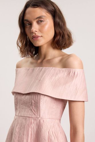 Haut Bustier Bandeau En Twill Texturé Ajusté | Taille 16 - KarenMillen - Modalova