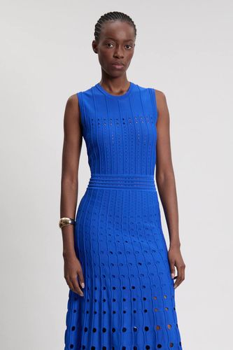 Robe Midi Sans Manches À Détails De Mailles Tricotées | Taille Medium - KarenMillen - Modalova