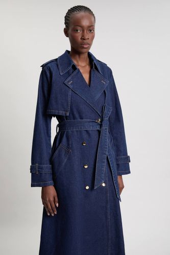 Trench-coat En Denim Avec Ceinture | Taille 16 - KarenMillen - Modalova