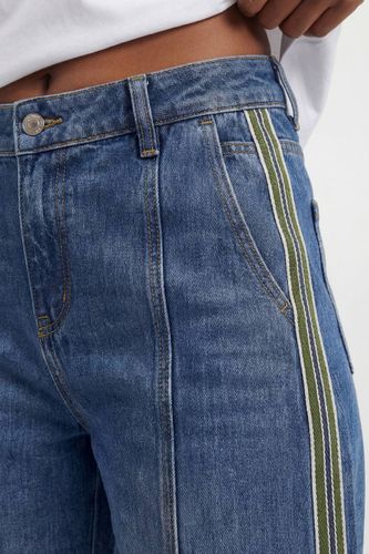 Jean Jambe Tonneau En Denim À Panneaux Latéraux | Taille 16 - KarenMillen - Modalova