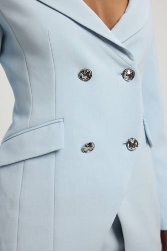 Blazer Croisé En Tissu Stretch Compact | Taille 18 - KarenMillen - Modalova