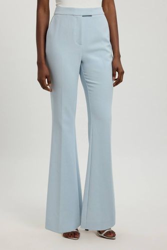 Pantalon Évasé Ajusté En Tissu Stretch Compact | Taille 18 - KarenMillen - Modalova